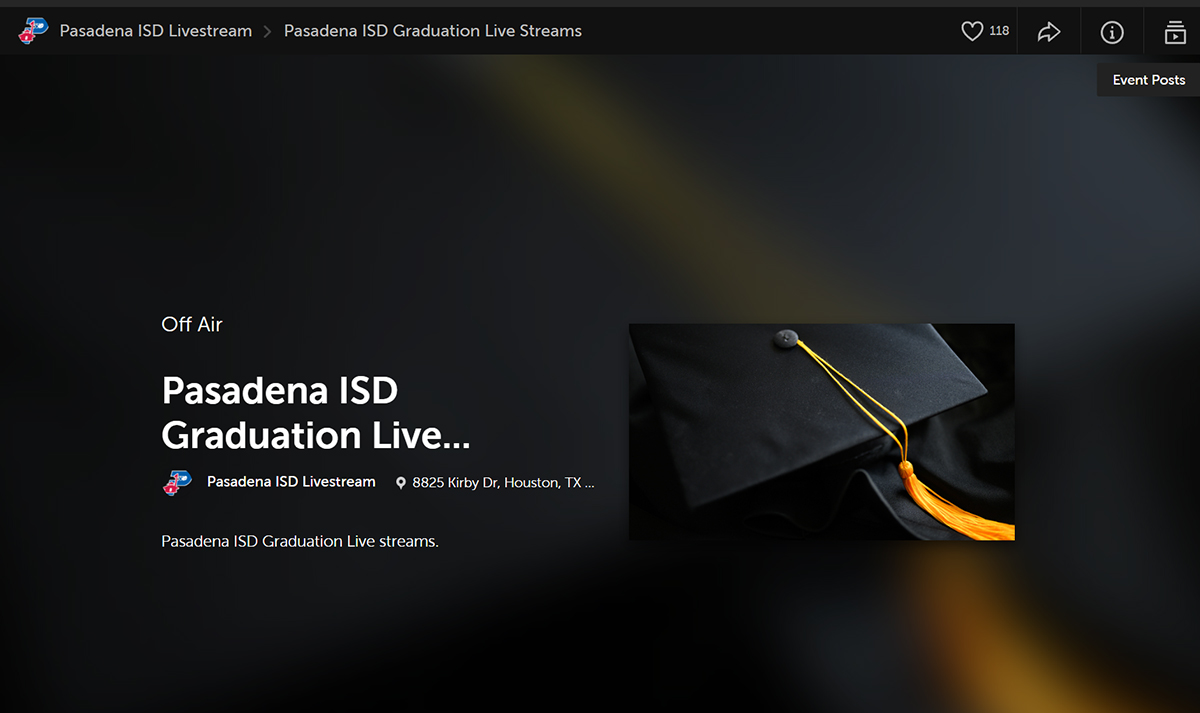 View Recorded Graduations