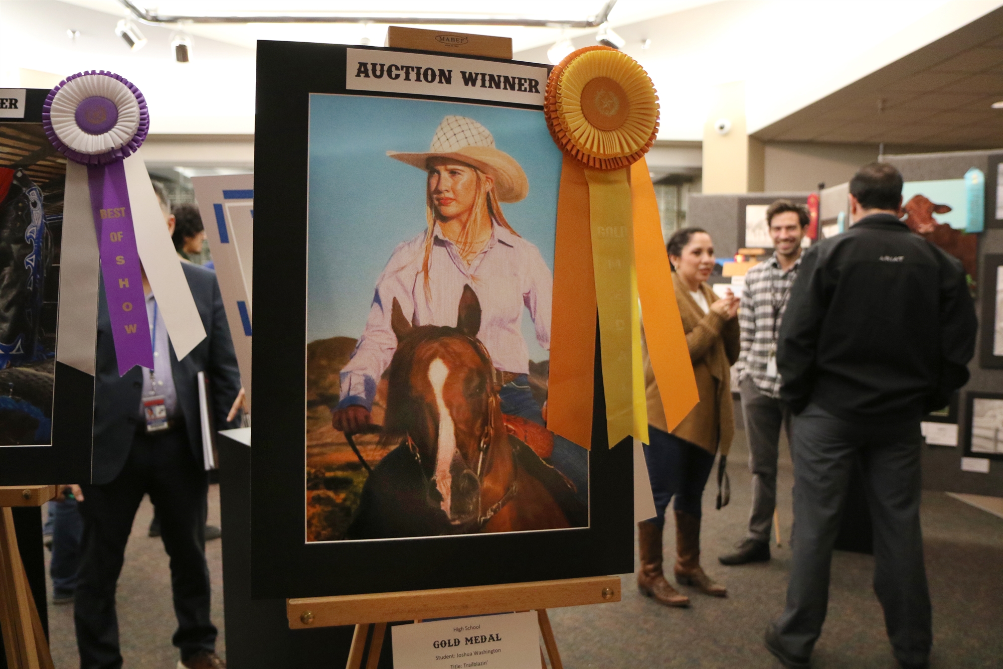 Pasadena ISD held its annual Houston Rodeo School Art Reception to celebrate student artists and their work.