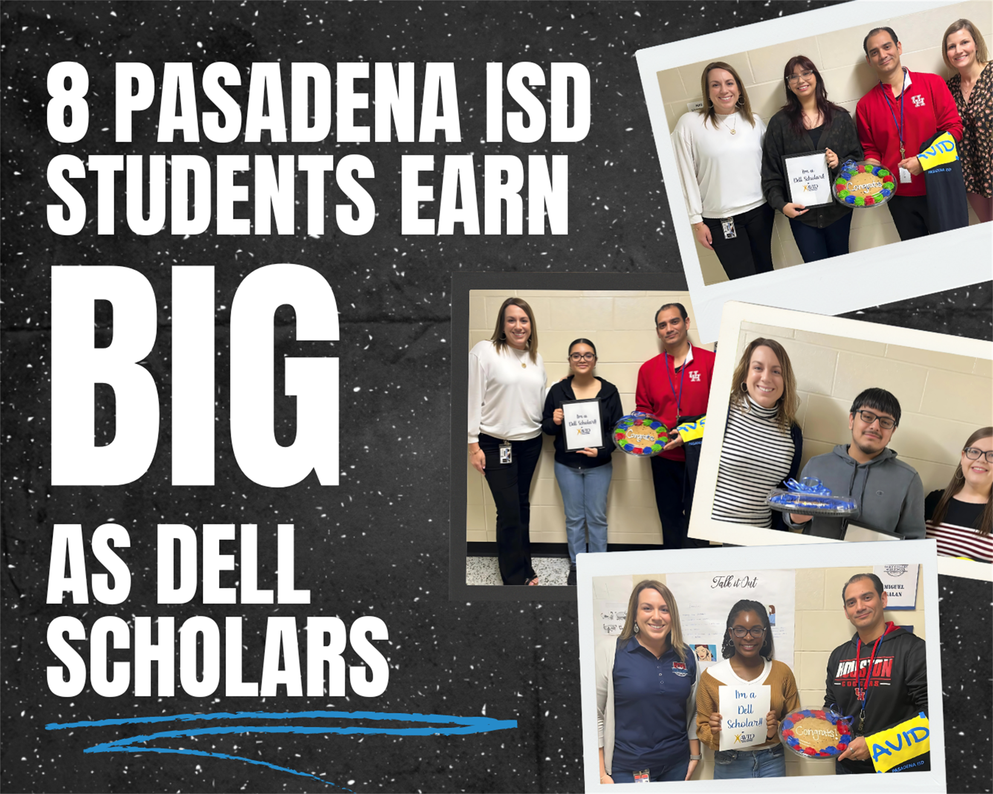 This is the image for the news article titled Eight Pasadena ISD Students Earn Big as Dell Scholars