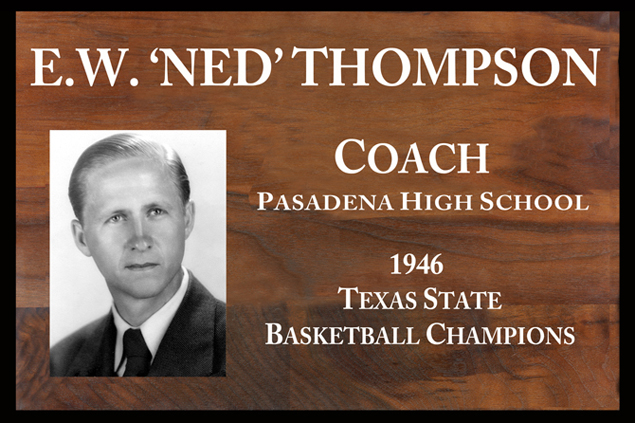 This is the image for the news article titled COACH E.W. 'NED' THOMPSON