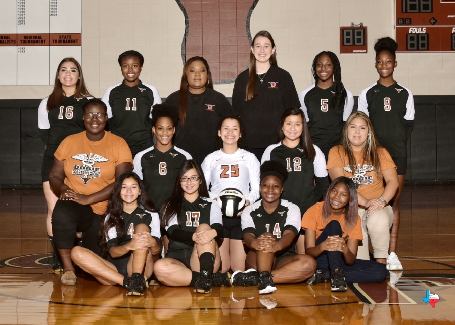 Freshmen White Volleyball Team