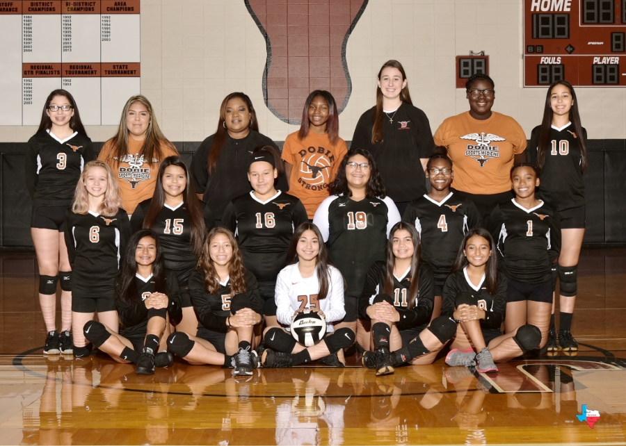 Freshmen Orange Volleyball Team