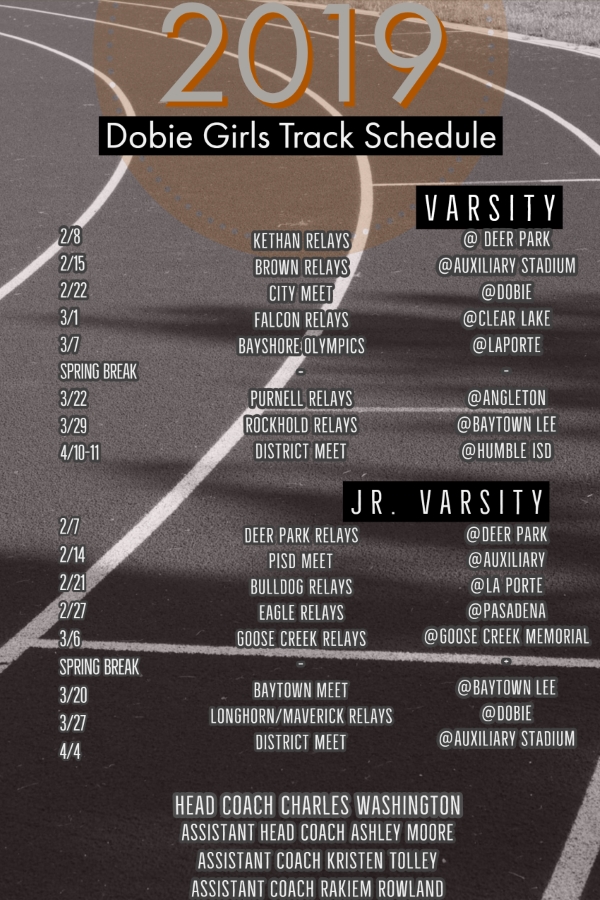 Track Schedule 2019