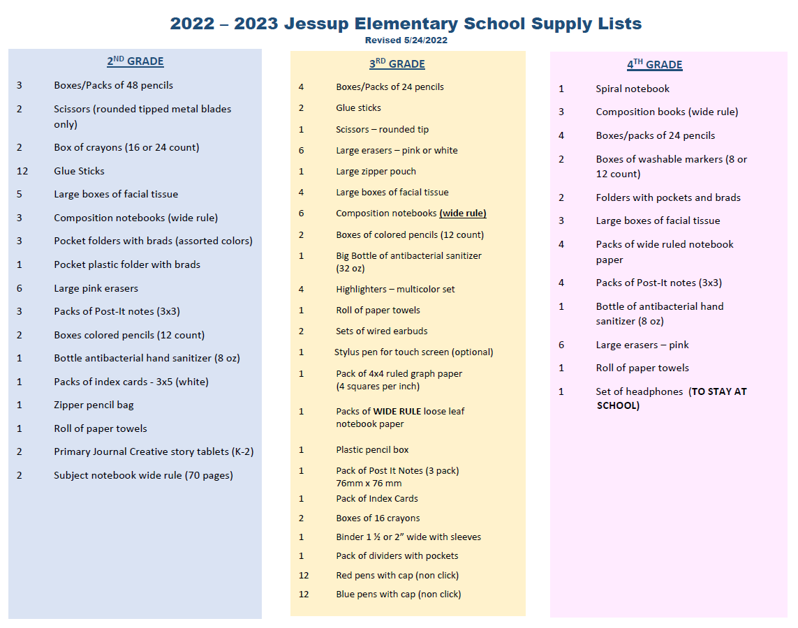 School Supply 2 - En