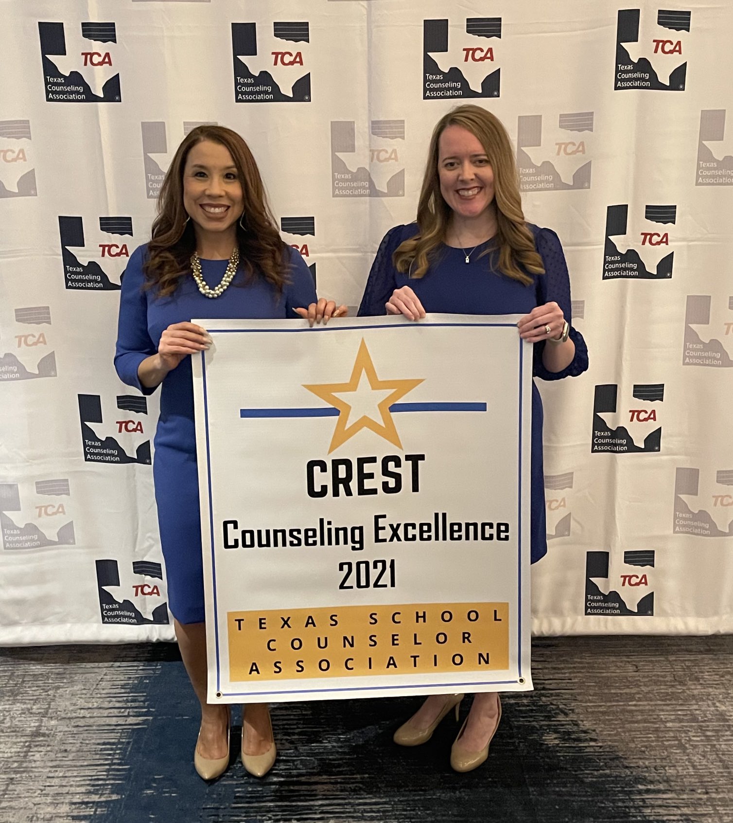 This is the image for the news article titled SRHS Counseling Team Wins CREST Award