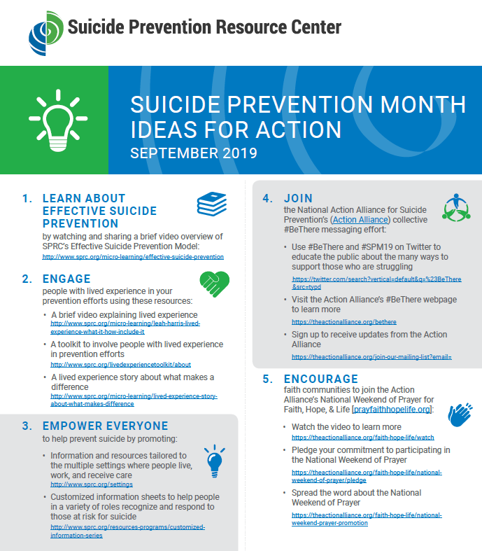 suicide prevention poster