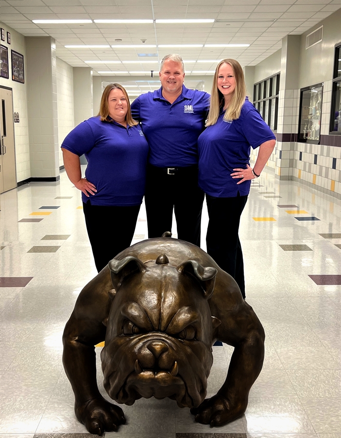 Assistant Principal Kelly Costley, Principal John Moody, Assistant Principal Dr. Jenifer Anderson