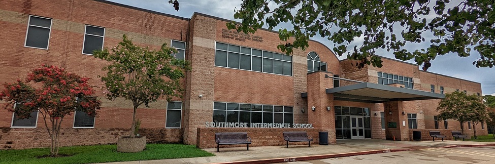 Front of Southmore Building with Trees