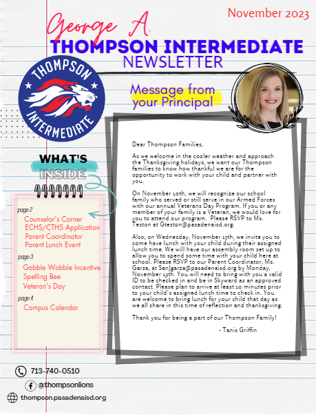 November Newsletter