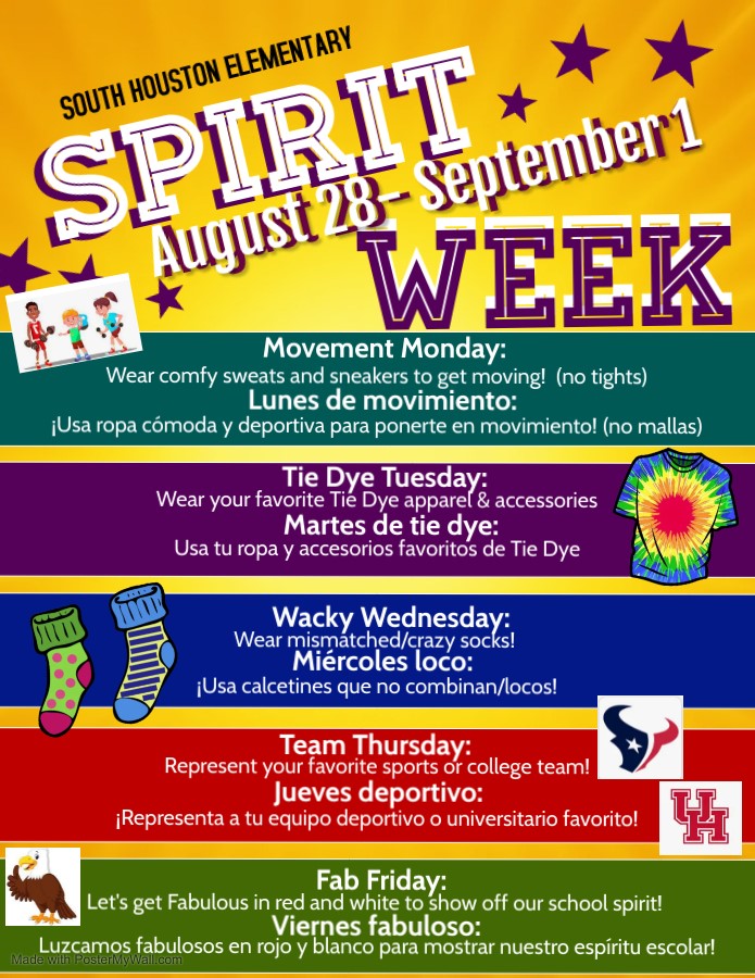 Spirit Week Flyer