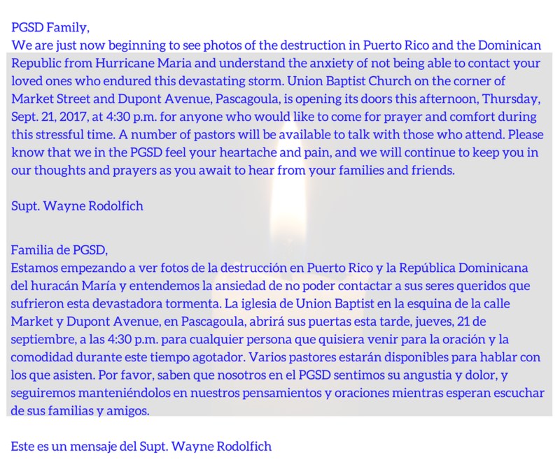 Thoughts for Hurricane Maria victims.