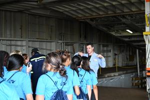 CCTI students learn about maritime careers at We Work the Waterways field trip