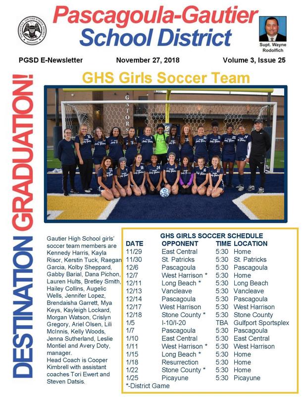 PGSD E-Newsletter Volume 3, Issue 25