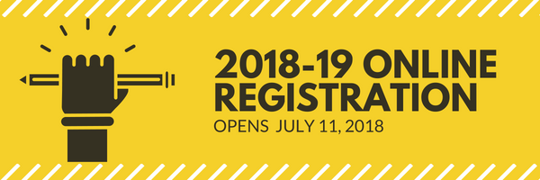 Online Registration Opens July 11, 2018
