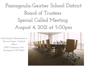 special called board meeting