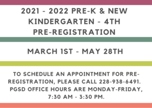 2021-2022 PreRegistration
