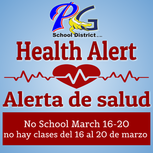 No School March 16-20 no hay clases del 16 al 20 de marzo