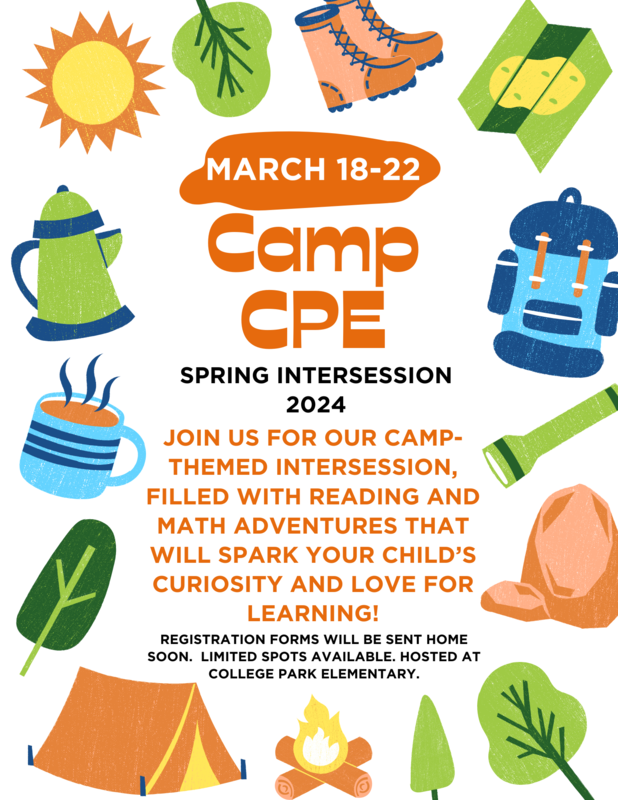 Parents of K- 4th grade students in Gautier, sign-up now for the Spring 2024 Intersession at College Park Elementary school. Information is being sent home regarding registration.