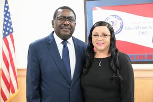 Jerry Jackson is sworn in as PGSD's newest board member