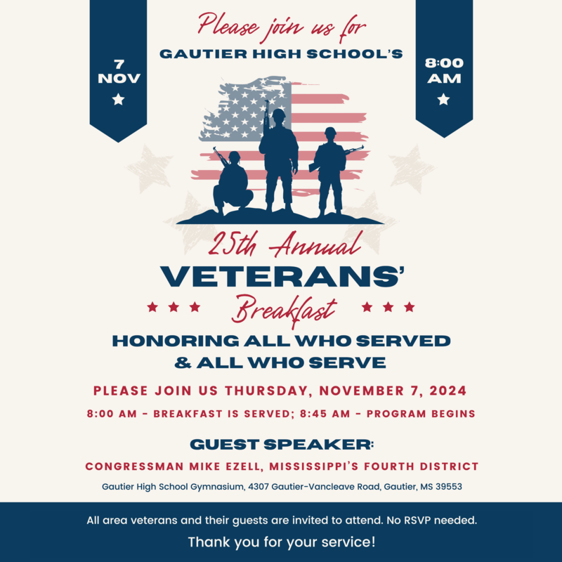 GHS veterans day flyer