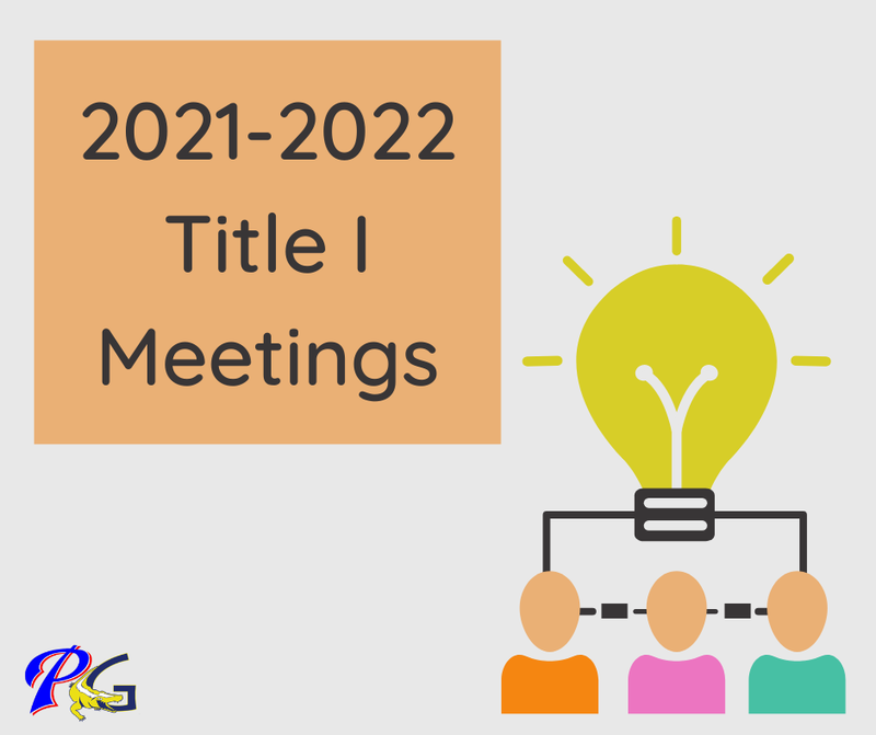 2021-2022 Title 1 Meetings