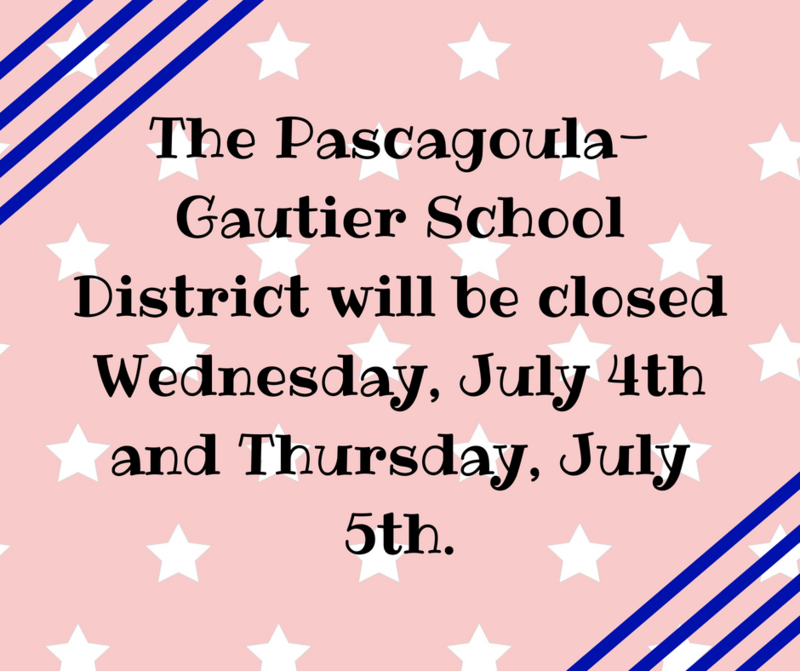 PGSD closed July 4th and July 5th