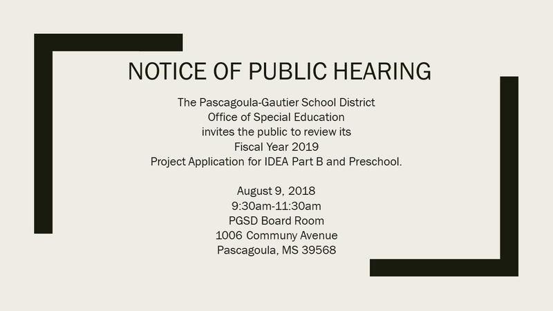 Public Hearing