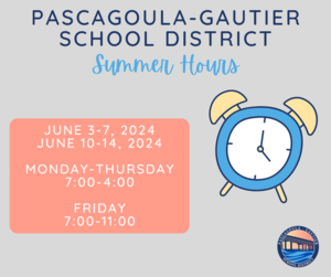 PGSD Summer Hours