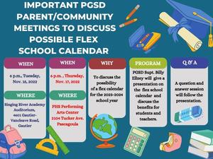 parent/community stakeholder meetings