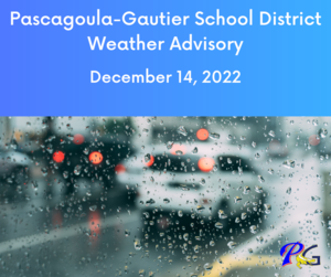 PGSD Weather Advisory December 14, 2022