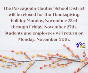 Thanksgiving Break - English