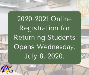 2020-2021 Online Registration