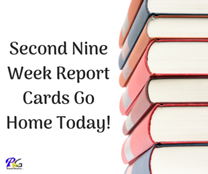 Second Nine Week Report Cards