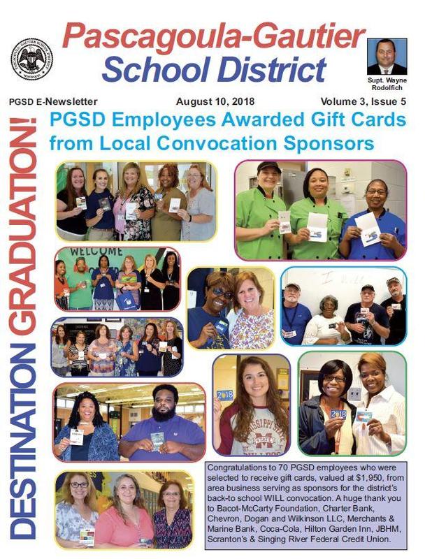 E-Newsletter August 10, 2018, Volume 3 Issue 5