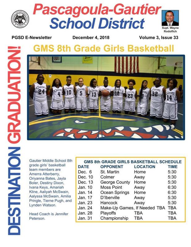 PGSD eNewsletter Volume 3, Issue 33