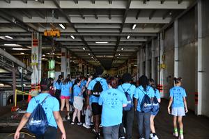 CCTI students learn about maritime careers at We Work the Waterways field trip