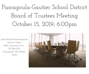school board meeting October 15th