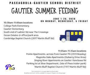 Gautier Summer Feeding