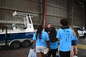 CCTI students learn about maritime careers at We Work the Waterways field trip