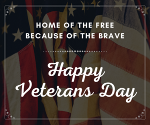 Happy Veterans Day