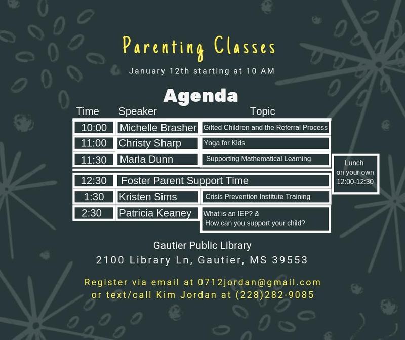 Parenting Class for Foster Parents