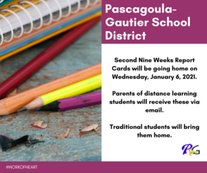 2nd nine weeks report cards