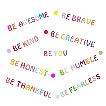 Amazon.com: Be Kind Wall Decals Inspirational Quotes for Kids ...
