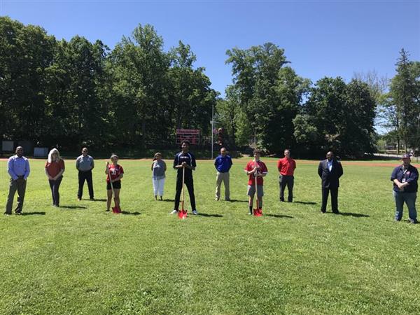 Breaking ground at Torpy Field! 