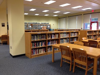 Finn and Jake in the library