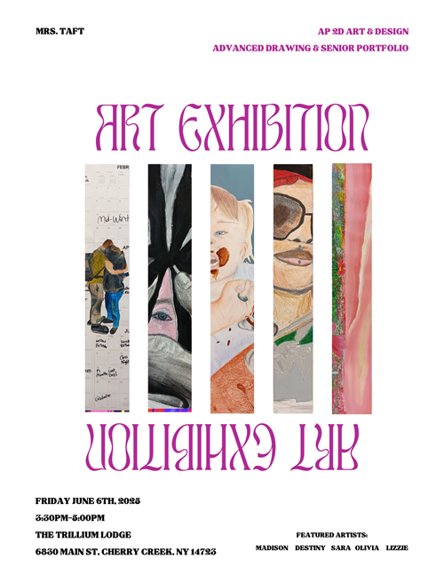  AP Art Exhibition 2025 poster 