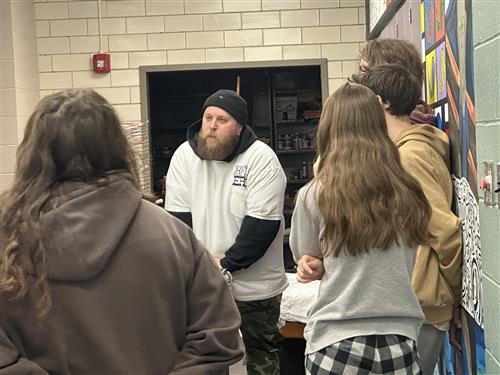 Eric Borawski of  Cowpok Piercings and Tattoos.