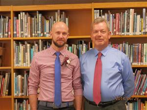 2014 Inductees Kyle Sticek and Tom Allnatt 