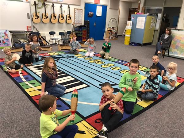 Mrs. Raetz 1st grade rhythm instruments