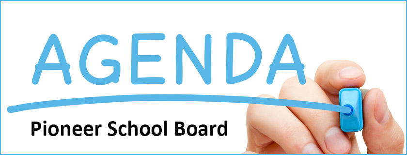 Board Meeting Agenda for Monday April 10, 2017